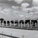 Construção das arquibancadas do Sambódromo - Arquivo/ SPTuris
